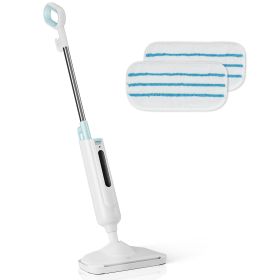 Steam Mop For Floor Cleaning,Lightweight Floor Steamer Cleaner For Hardwood-Tile-Laminate Floors Carpet, 2 Washable Pad (Color: green)