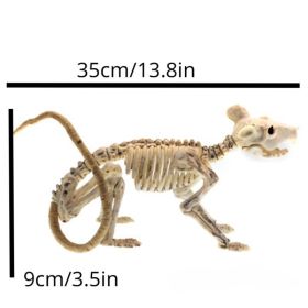 Spook Up Your Halloween Decor with This Vivid Bat Skeleton Model (Quantity: 1pc, Material: Mouse)