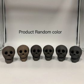 1/4/8/12pcs, Halloween Fire Pit Skull Ceramic Props, Reusable Fireproof Skull Fire Pit, Halloween Decor For Party, BBQ, Fire Pit ,Fireplace, Gas (Quantity: 4PCS)