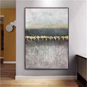 Handmade Top Selling Abstract Oil Painting Wall Art Modern Minimalist Bright Color Texture Picture Canvas Home Decoration For Living Room No Fram (size: 50x70cm)